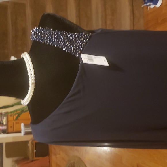 Navy Special Occasion Dress - Picture 2 of 10